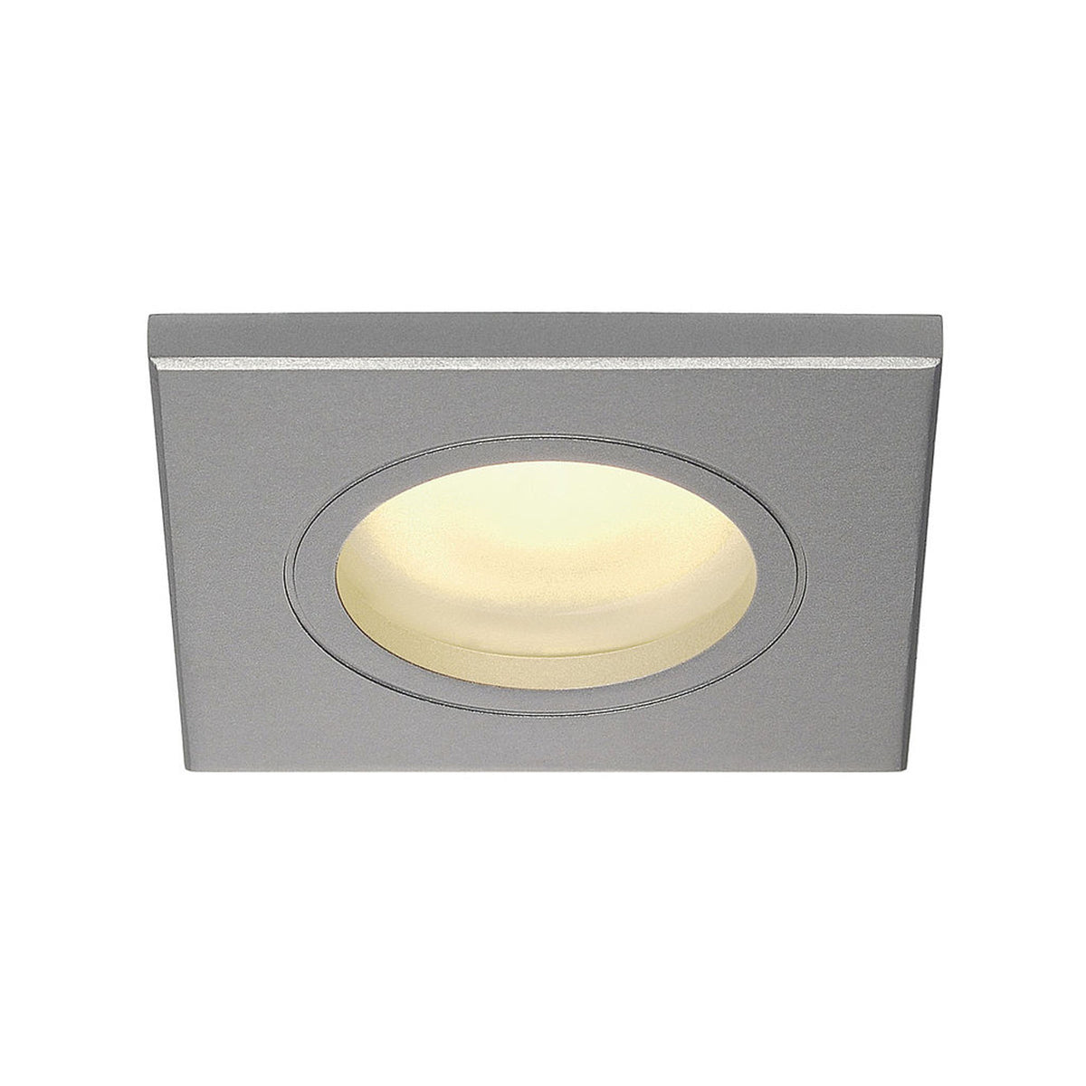RENDL Outlet DOLIX OUT SQ recessed silver grey 230V GU10 35W IP44  111144 1