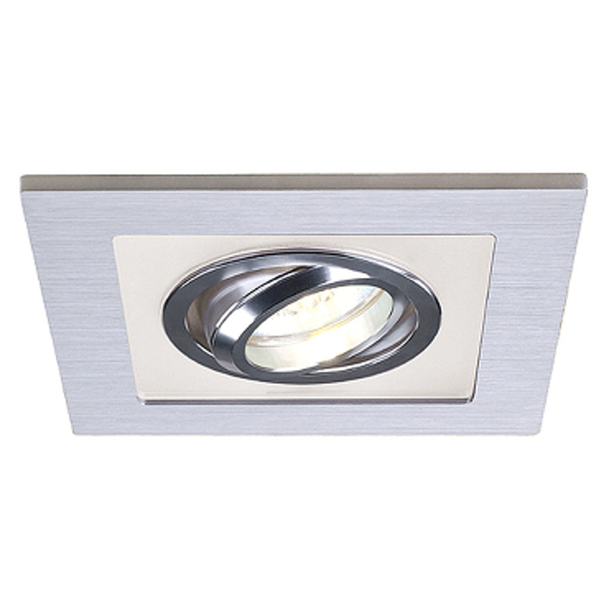 RENDL Outlet NICELIGHT I recessed brushed aluminum/satinated glass 12V GU5,3 50W 114941 1