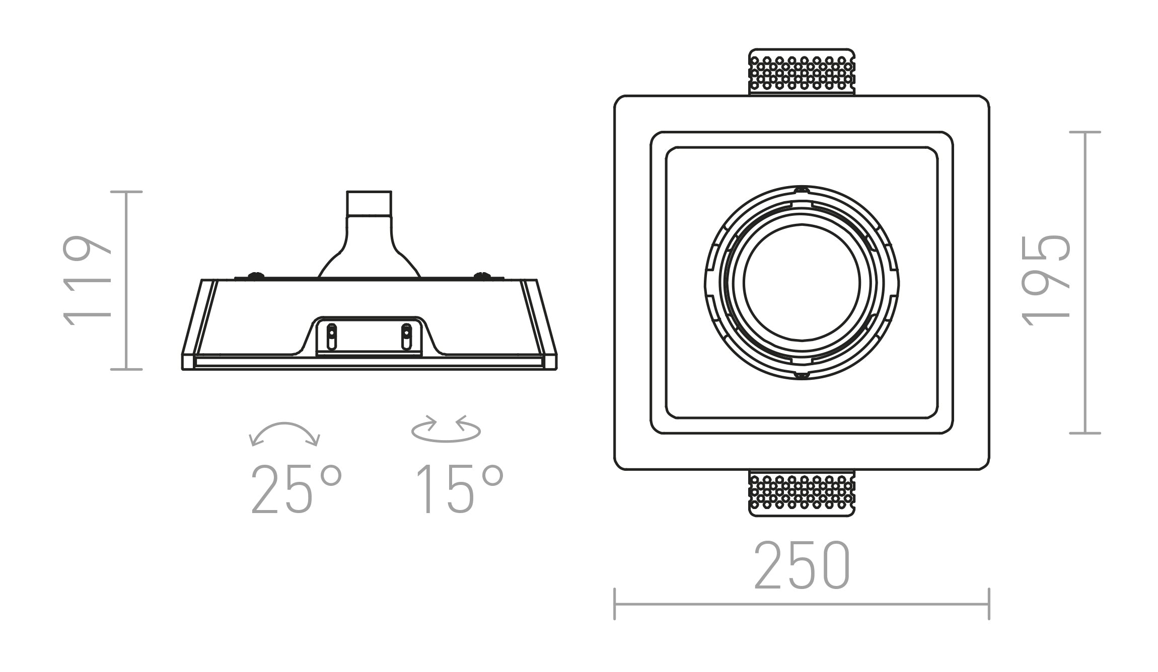 DINO SQ G53 - Product sketch