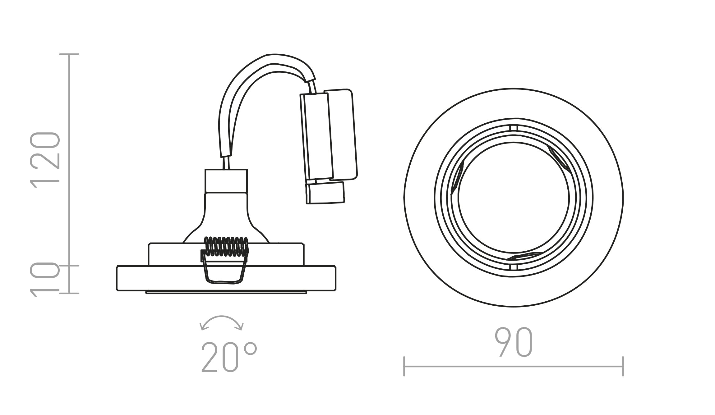 MIRROLA R - Product sketch