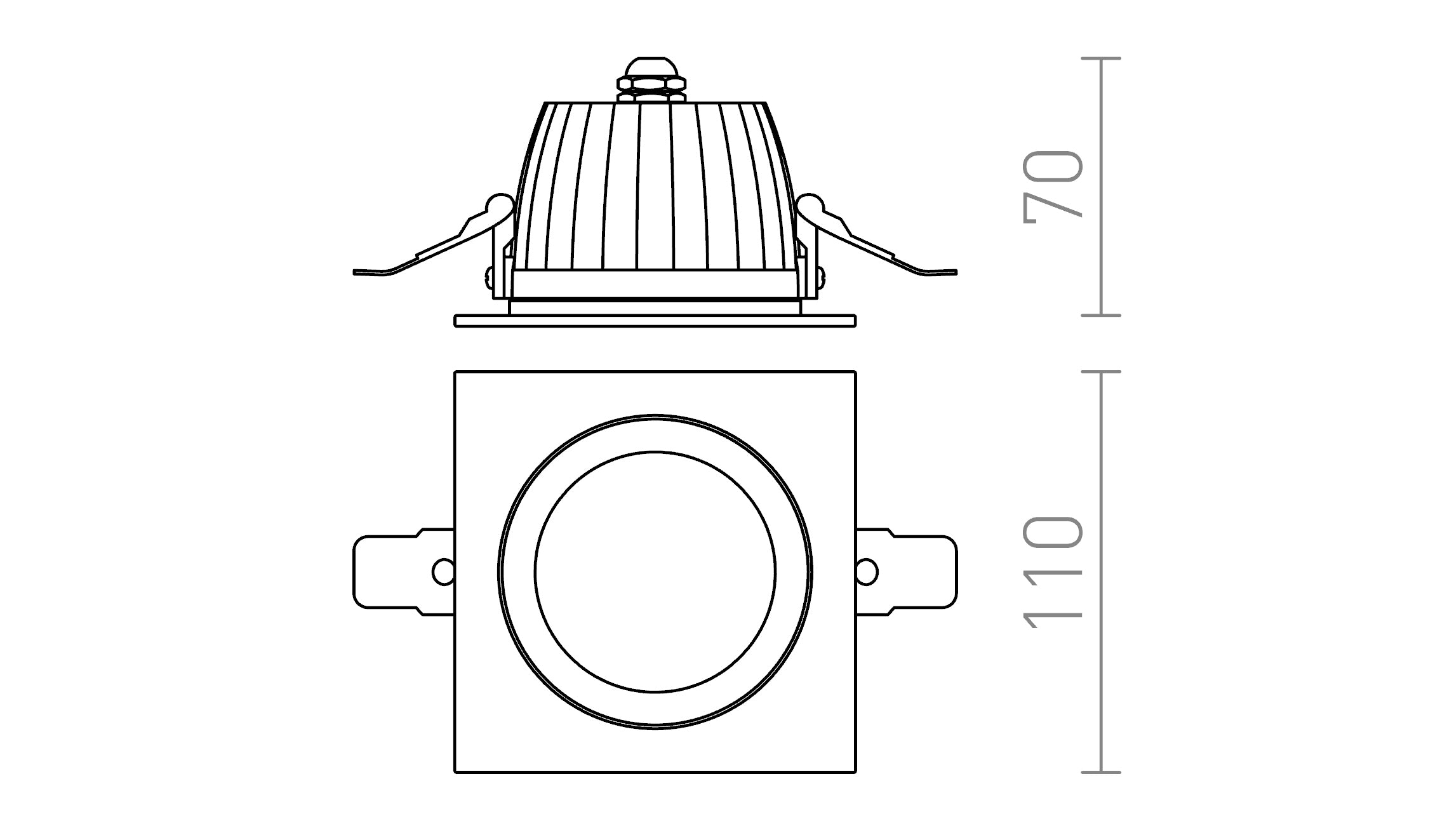 AMIGA NELIKULMAINEN - Product sketch