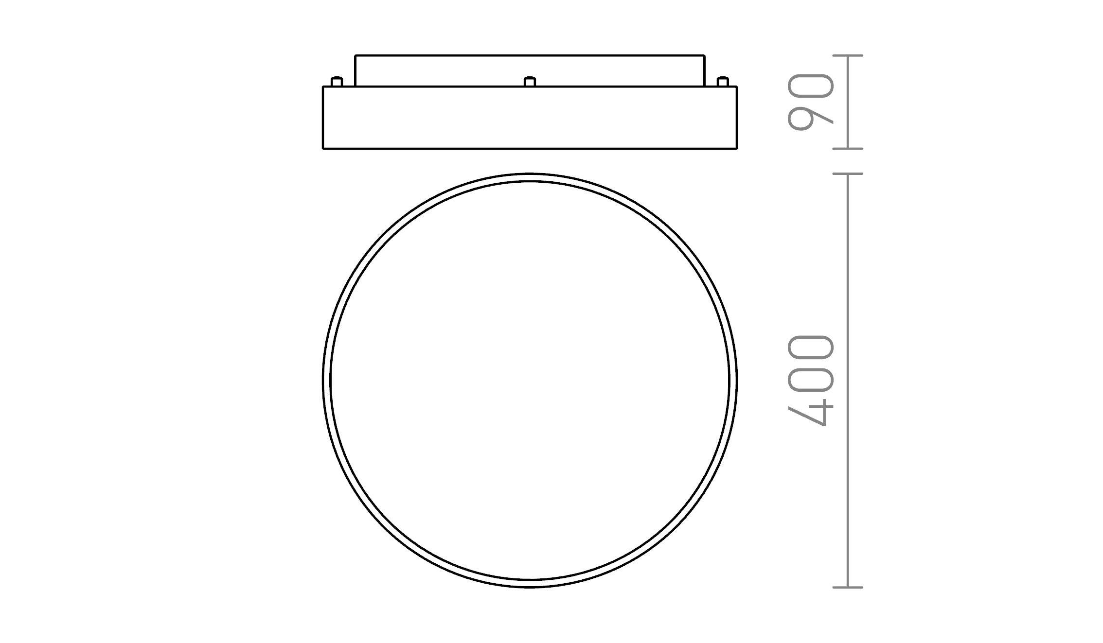 MENSA R 40 KATTO - Product sketch