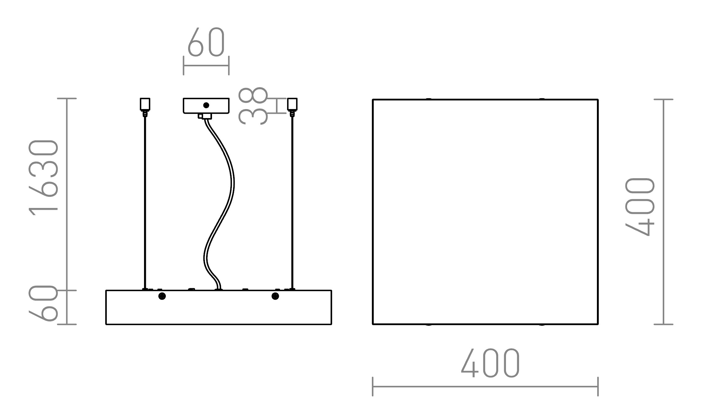 STRUCTURAL 40 RIIPPUVALAISIN - Product sketch