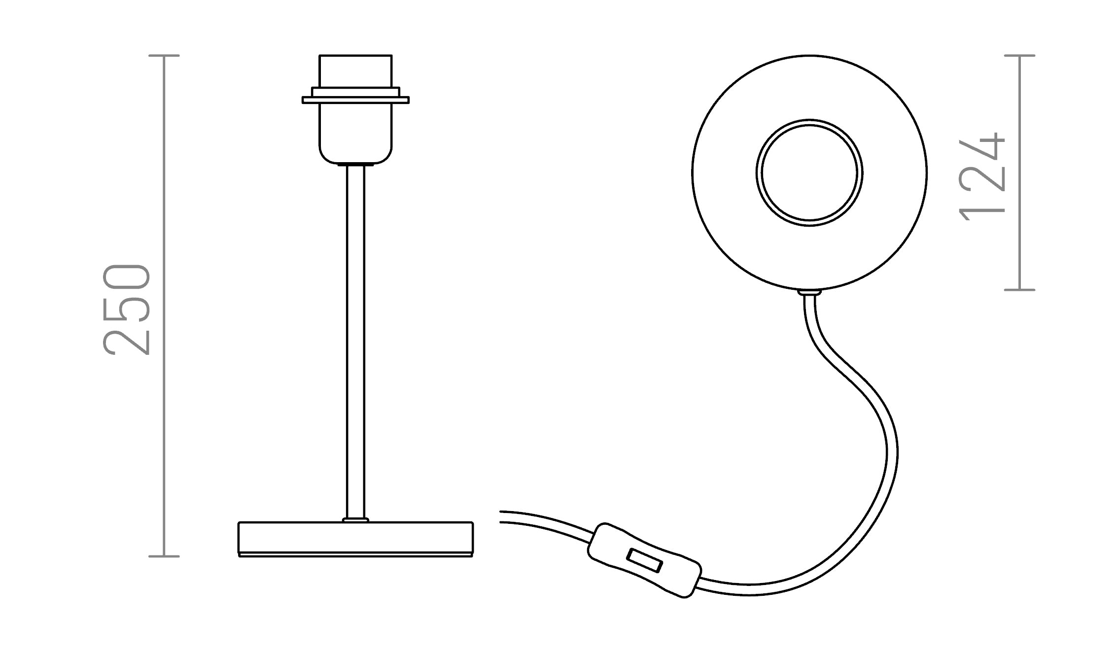 NYC PÖYTÄJALUSTA - Product sketch