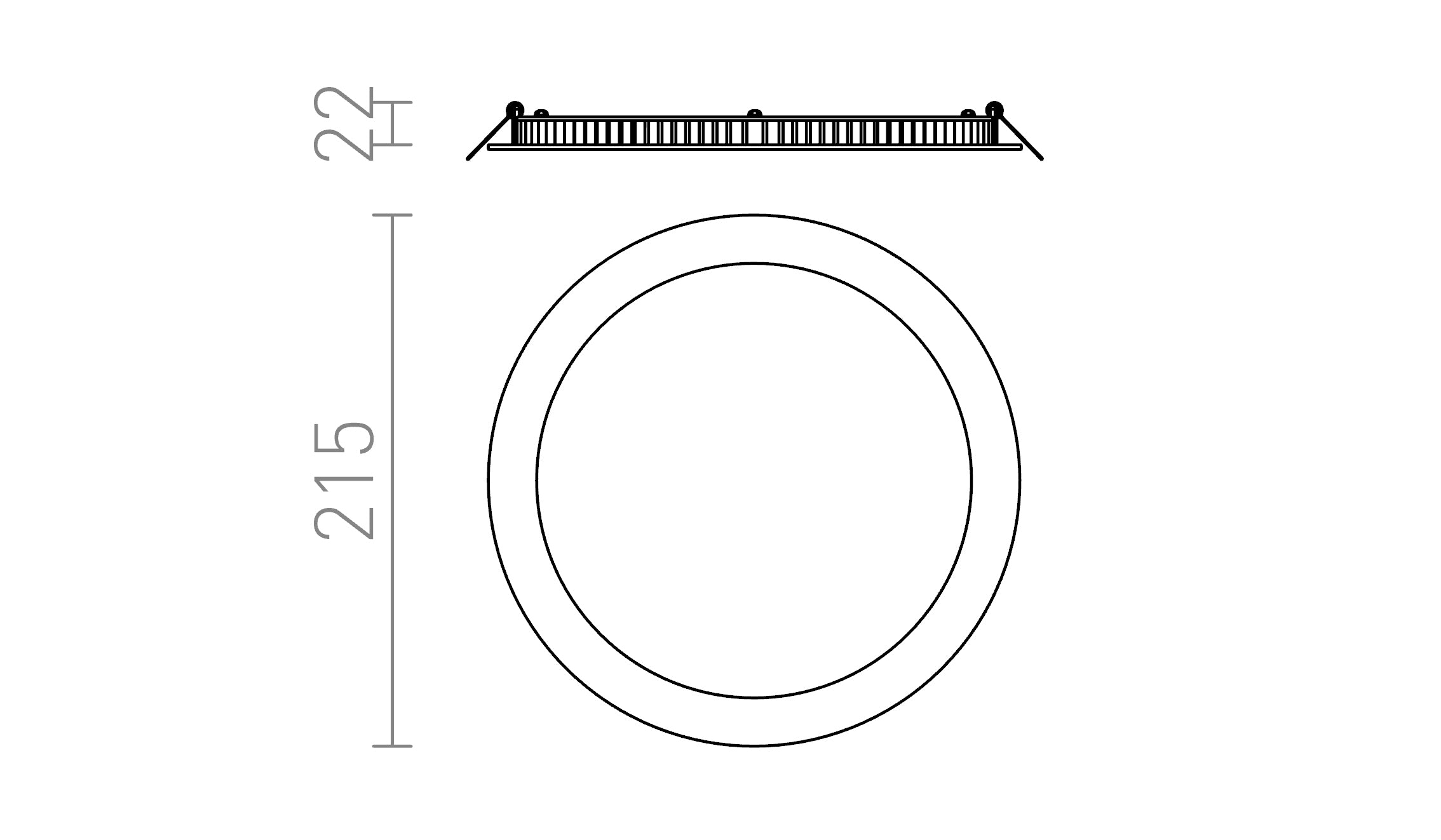SLENDER R 22 UPOTETTU - Product sketch