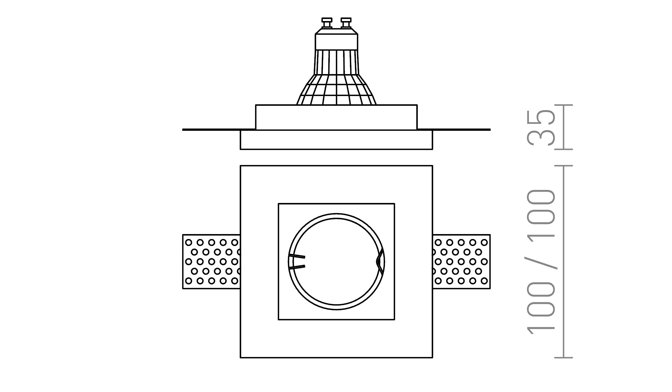 DANDY SQ - Product sketch