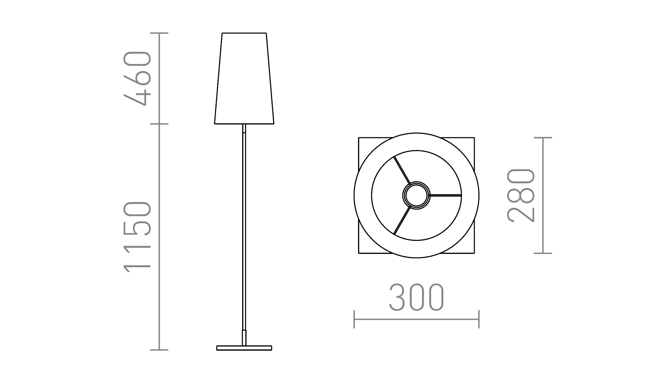 LULU FLOOR - Product sketch