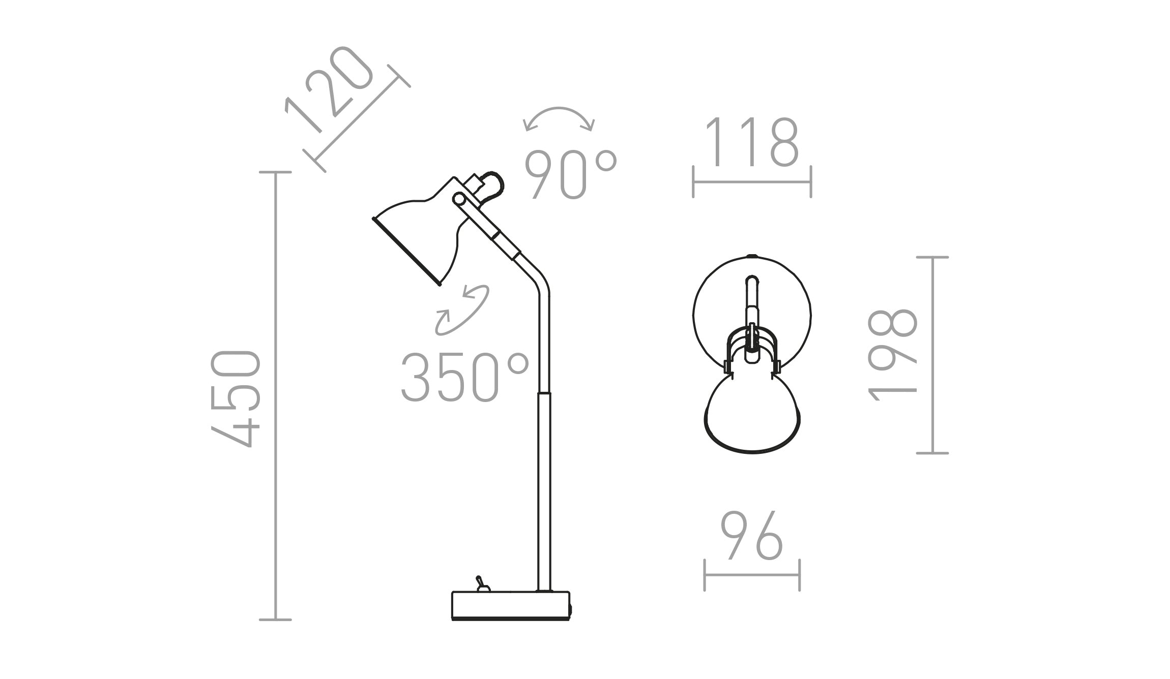 ROSITA PÖYTÄ - Product sketch