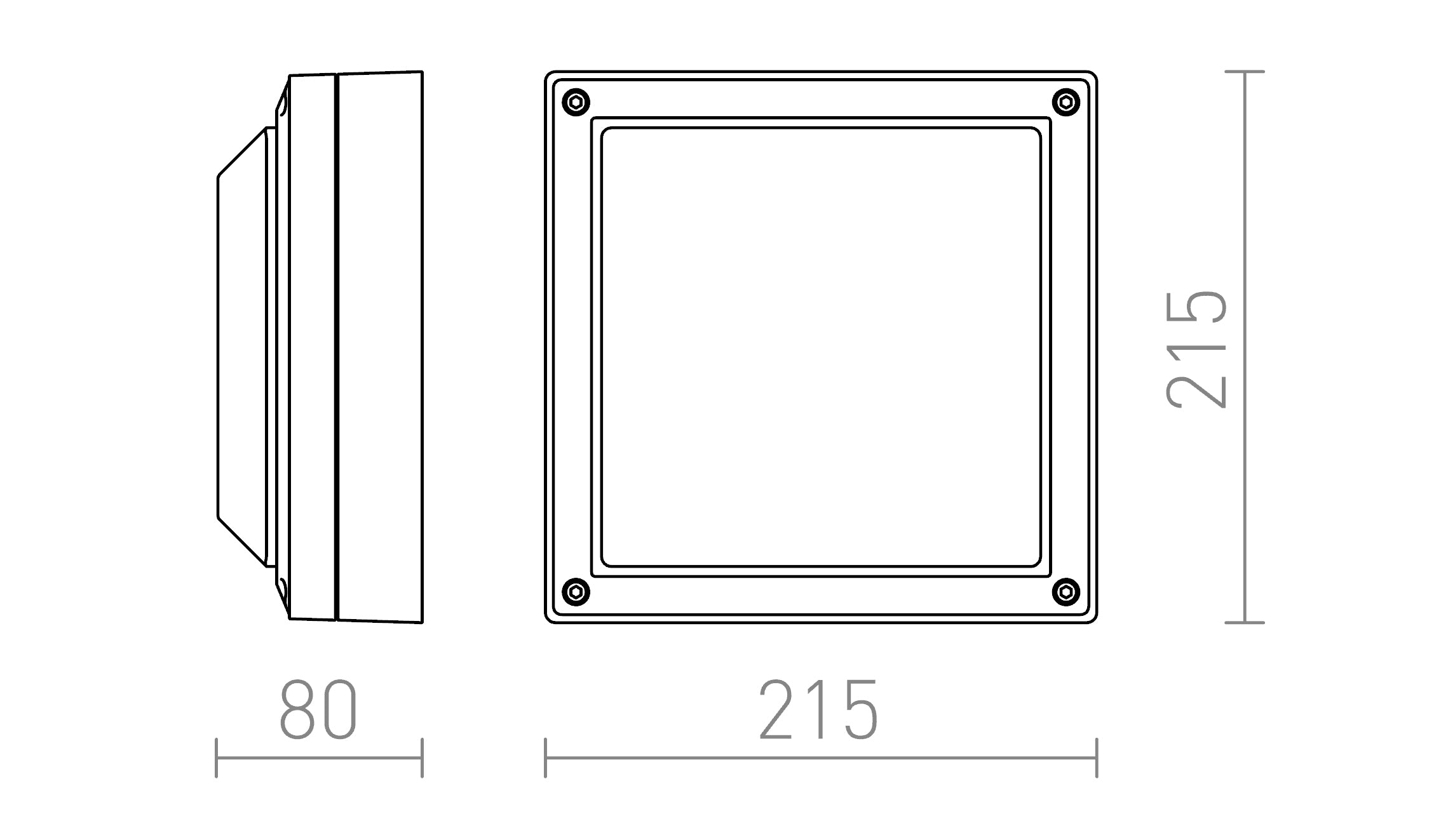 DELTA 215 PINTA-ASENNETTAVA - Product sketch