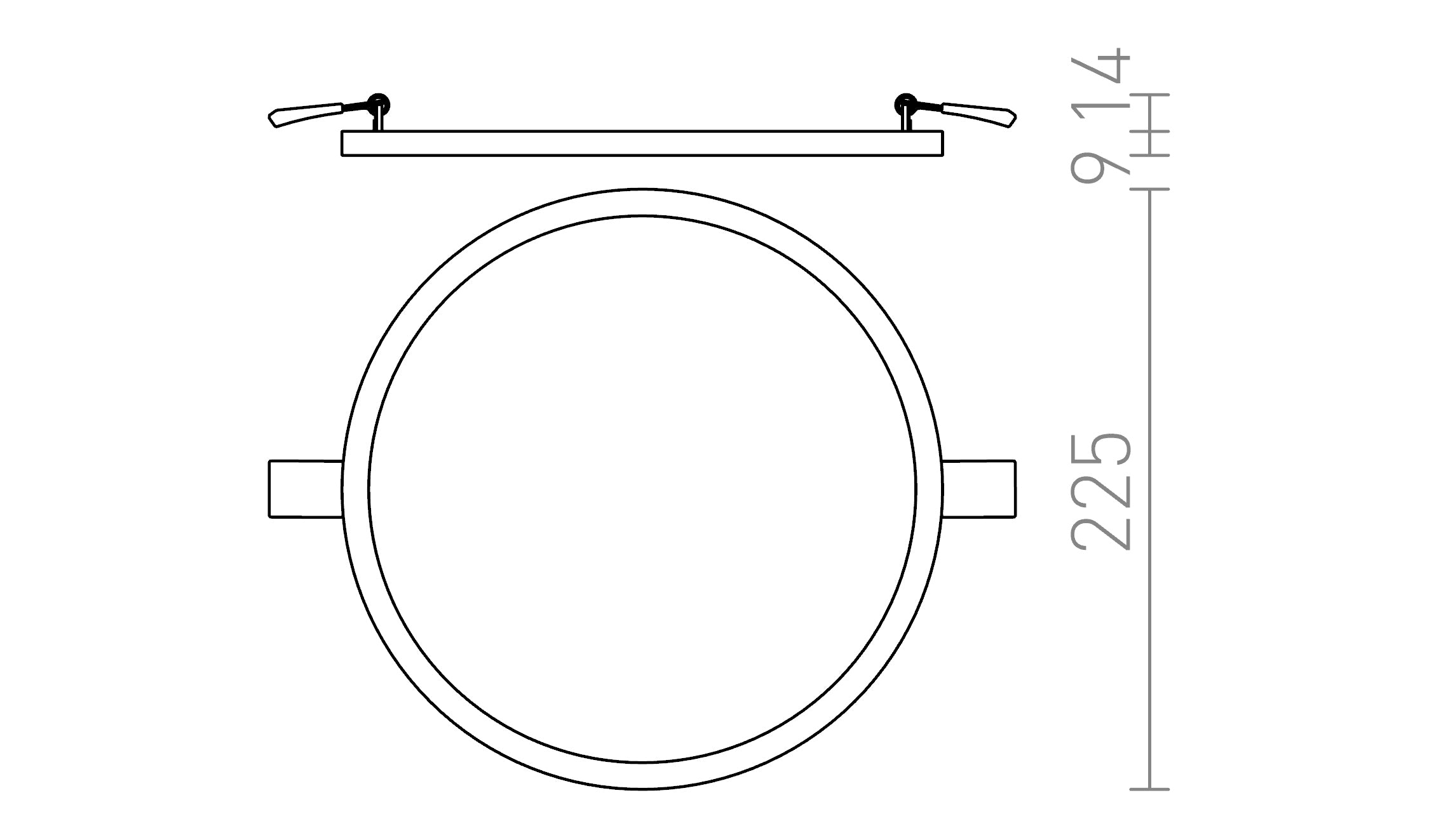 HUE R 22 UPOTETTU - Product sketch