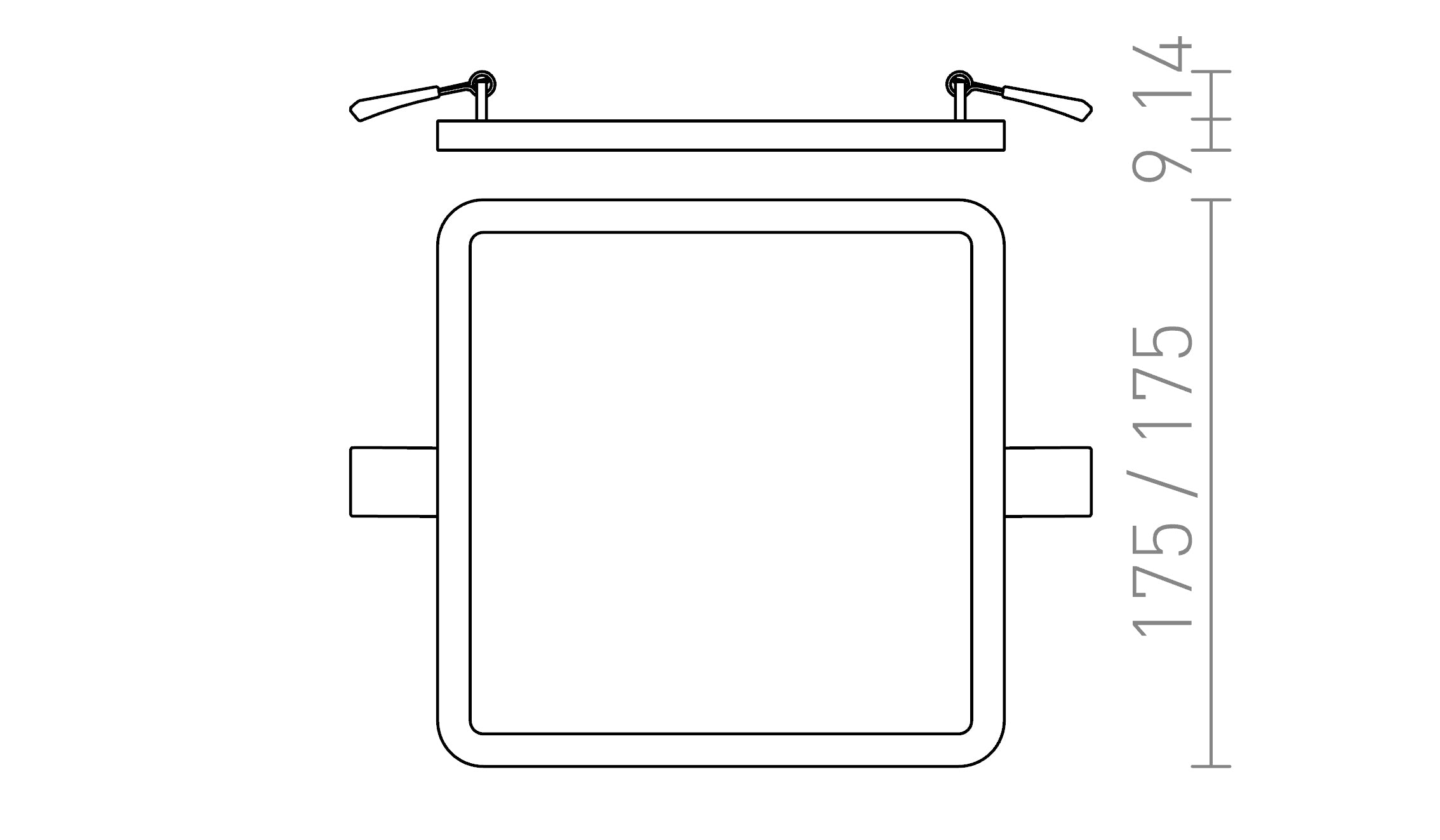 HUE SQ 17 UPOTETTU - Product sketch