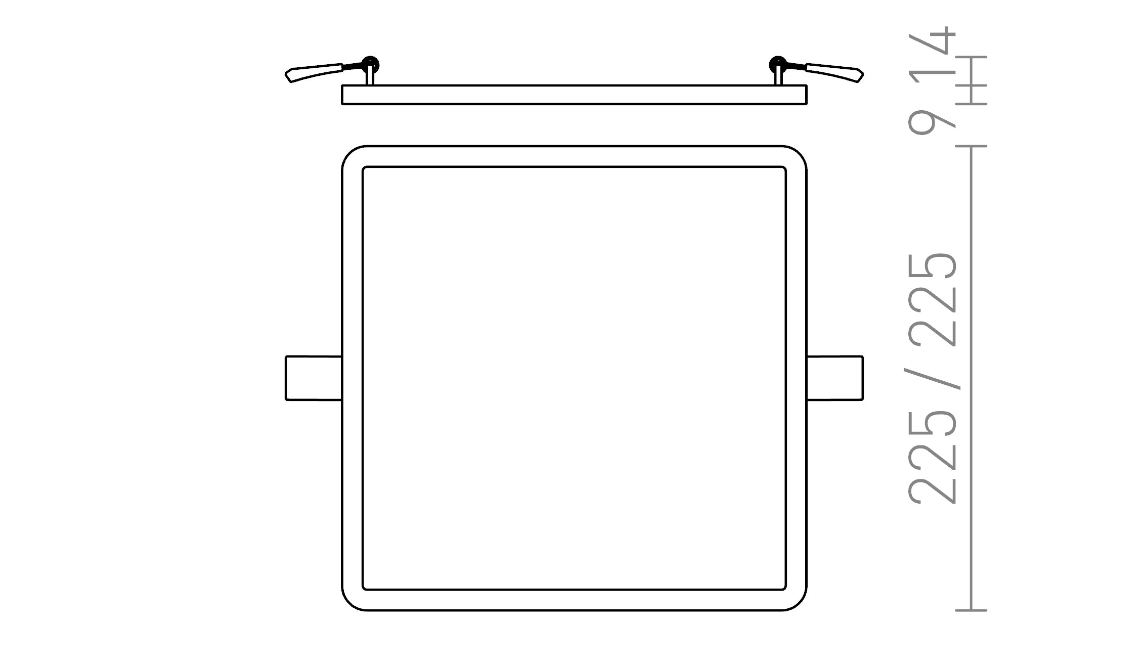 HUE SQ 22 UPOTETTU - Product sketch