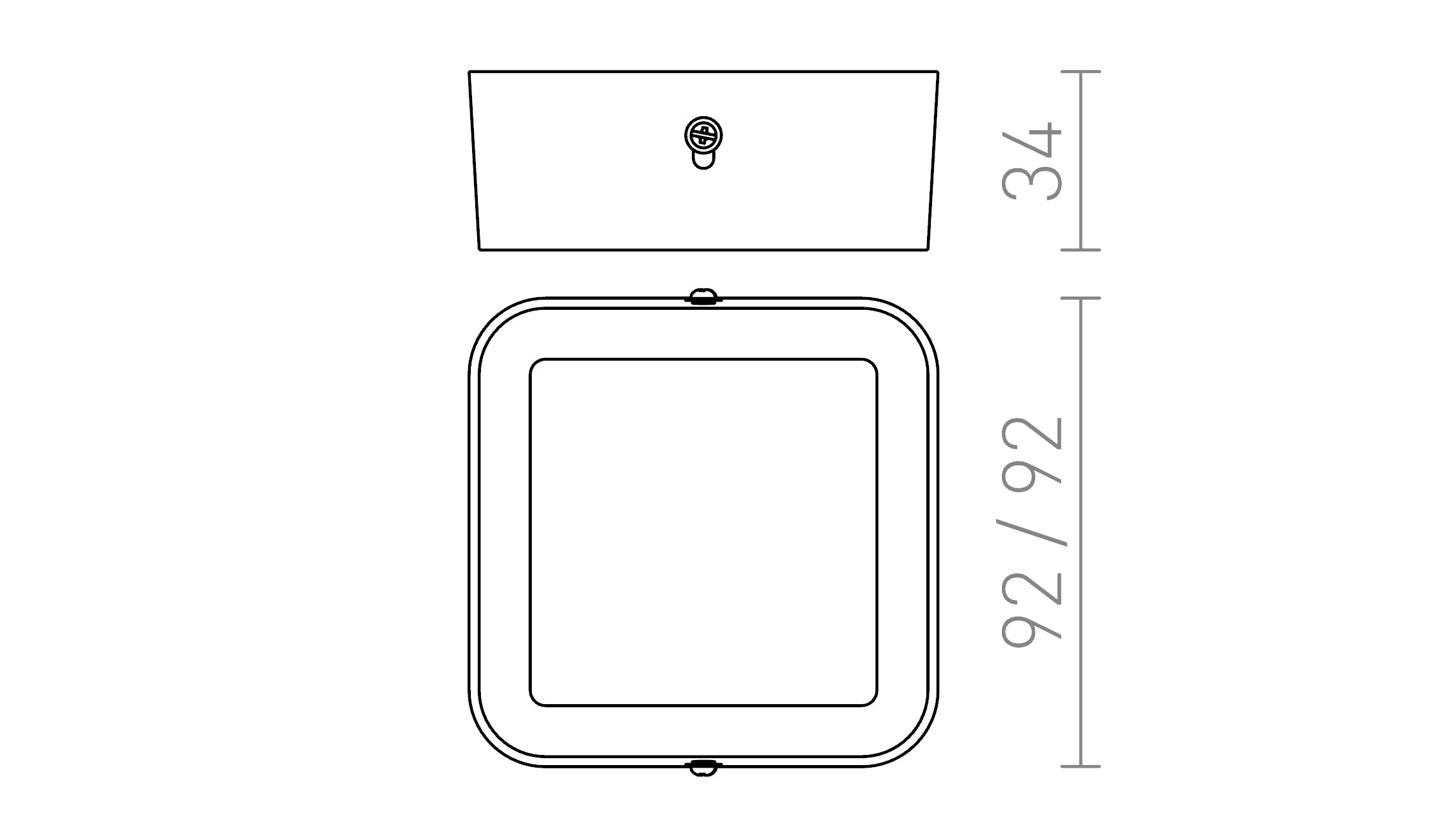 HUE SQ 9 KATTO - Product sketch