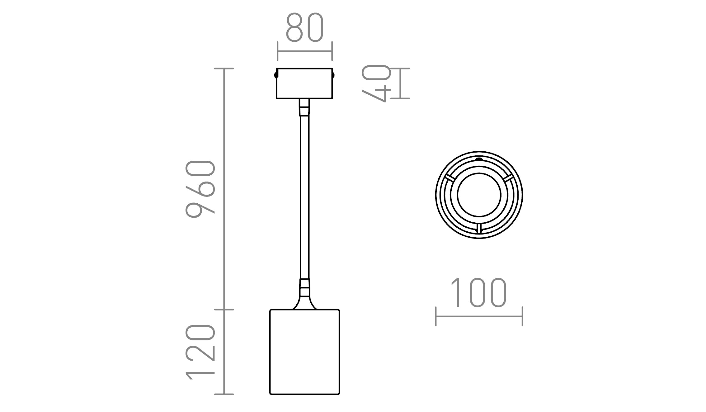 LOYD LED I - Product sketch