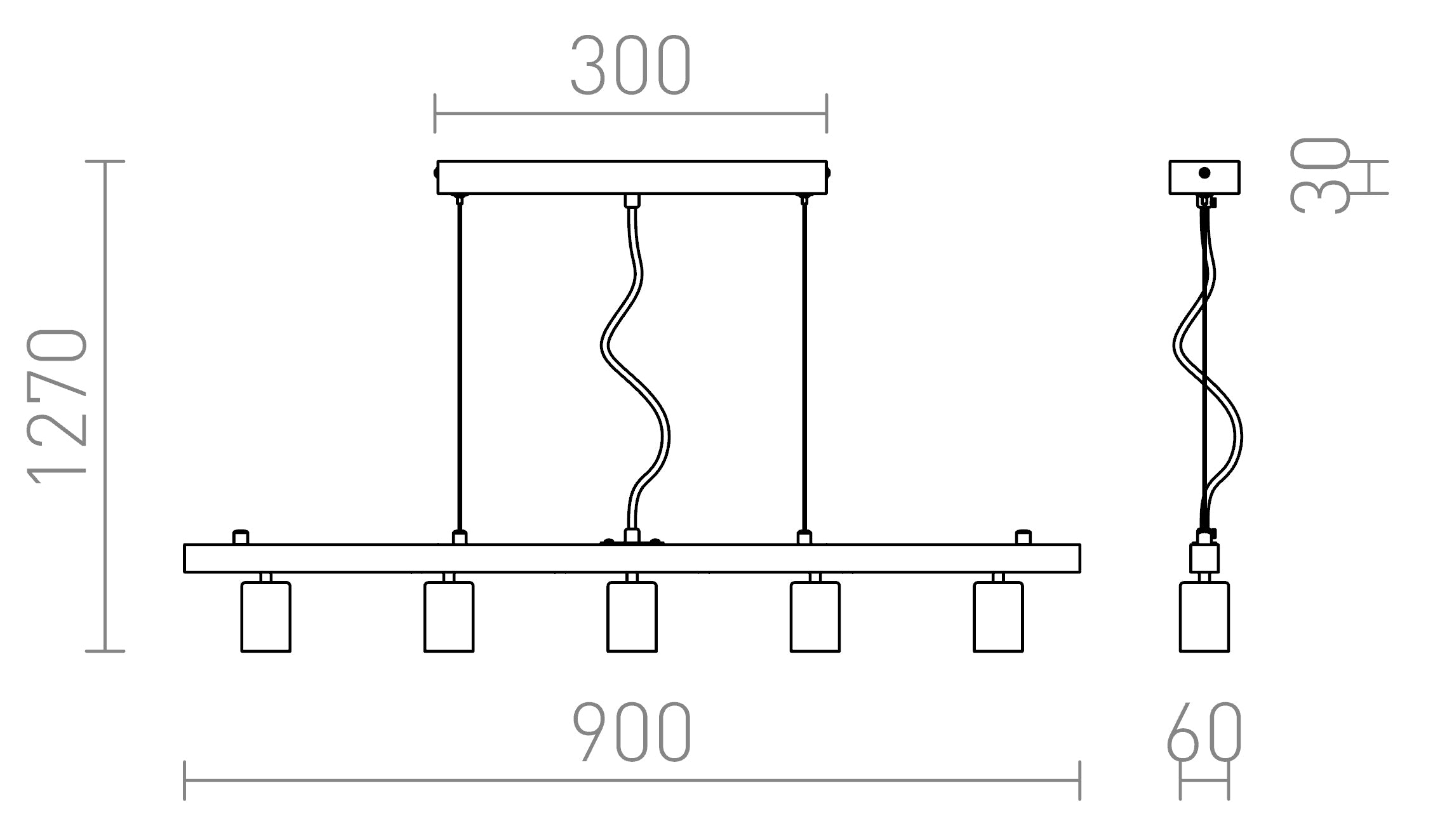 RALLONG V RIIPPUVALAISIN - Product sketch