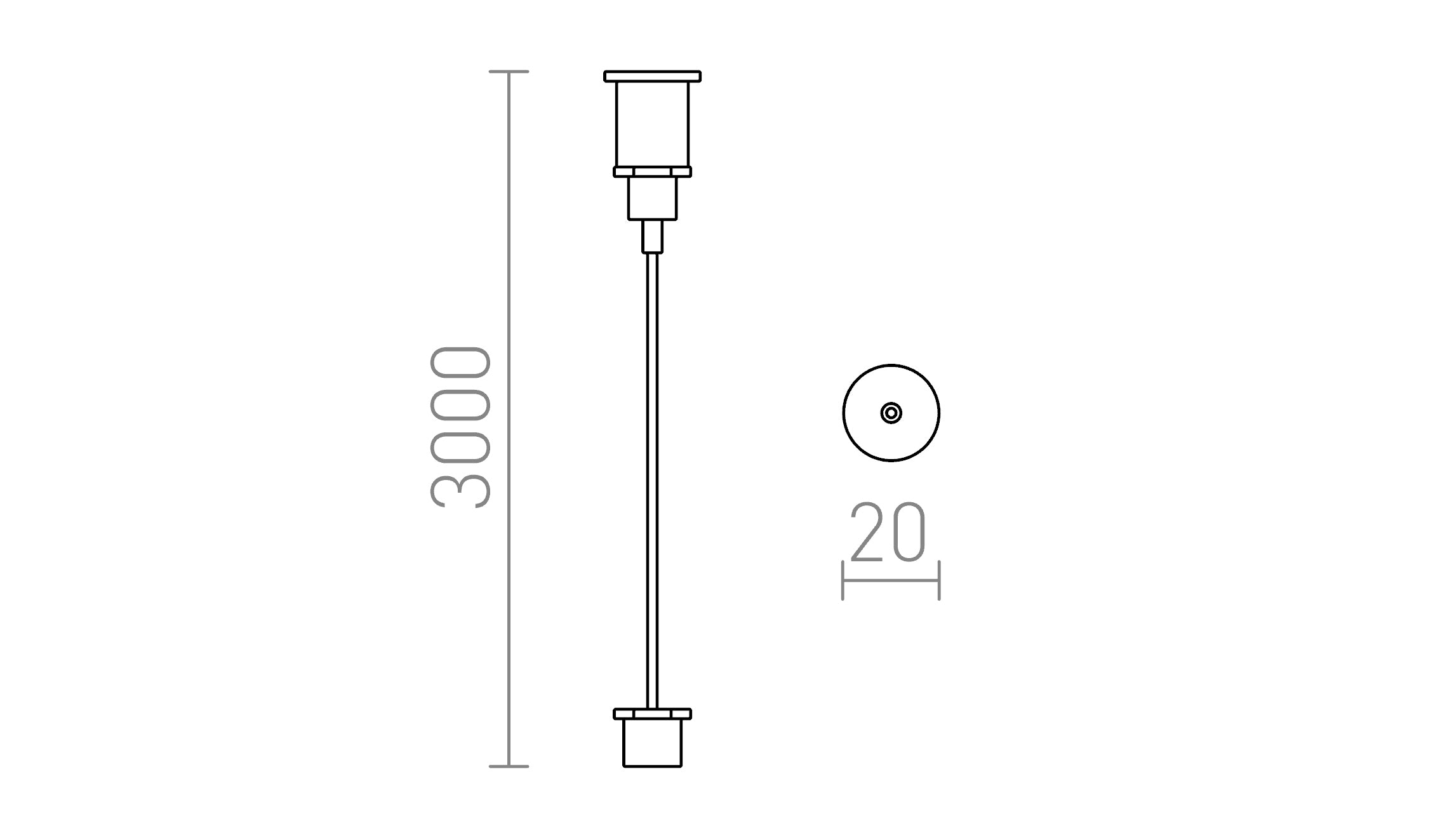 EUTRAC RIPUSTUSVAIJERI 3,0M - Product sketch