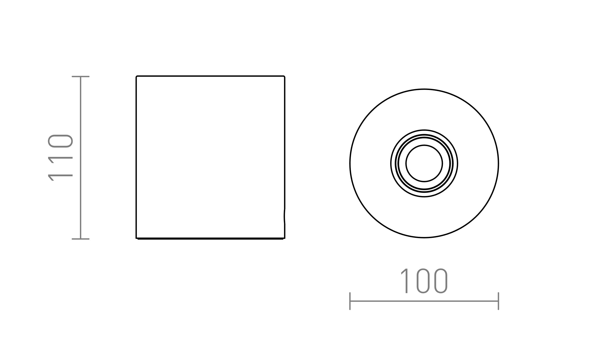 CAMINO PÖYTÄ - Product sketch
