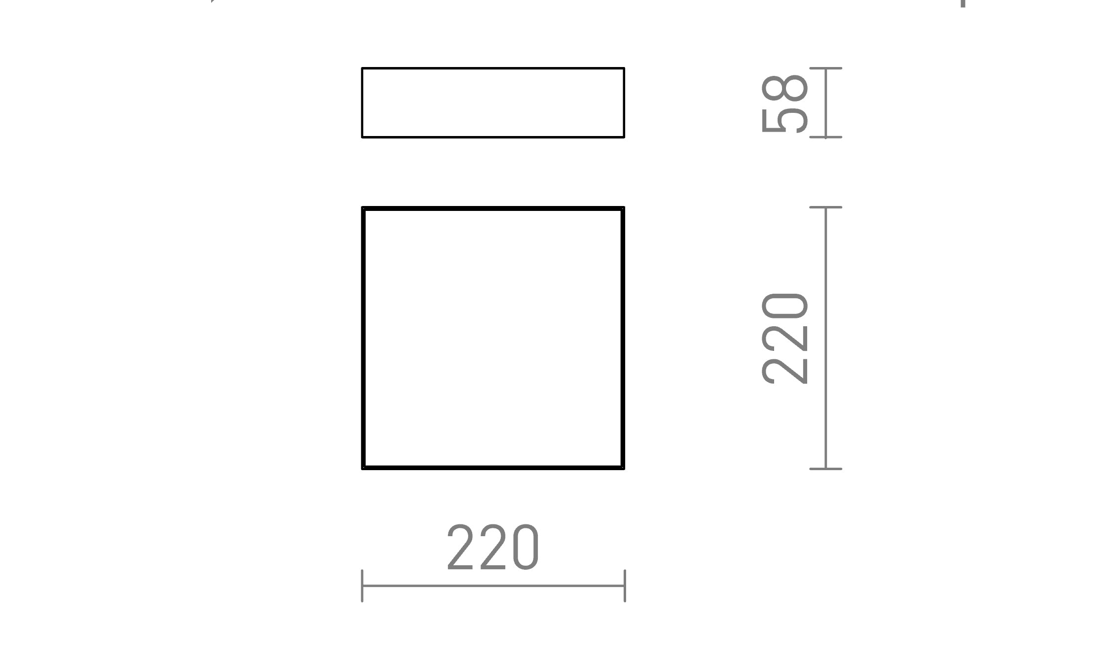 LARISA SQ 22 KATTO - Product sketch