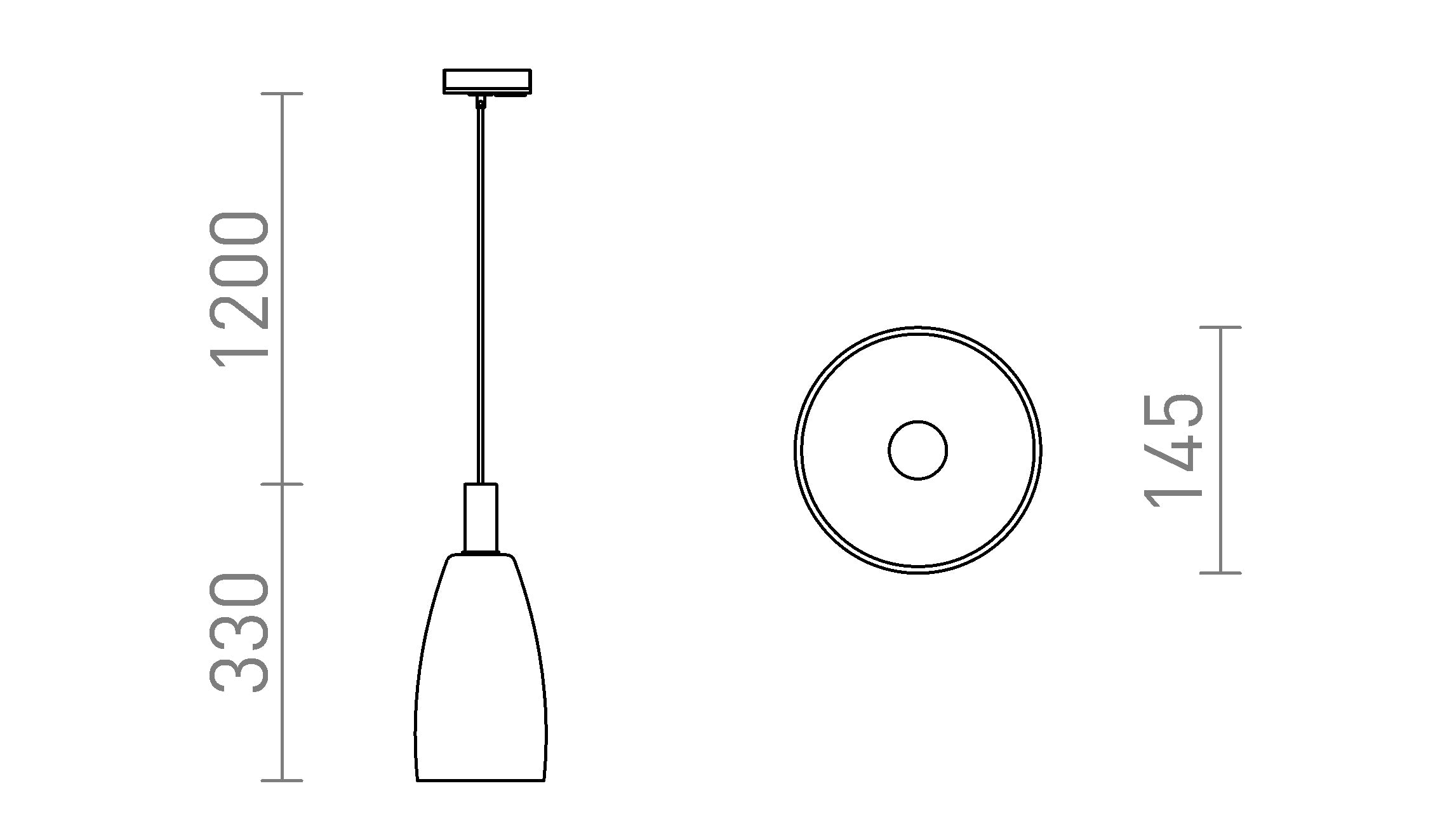 BELLINI E14 1-VAIHEKISKOLLE - Product sketch