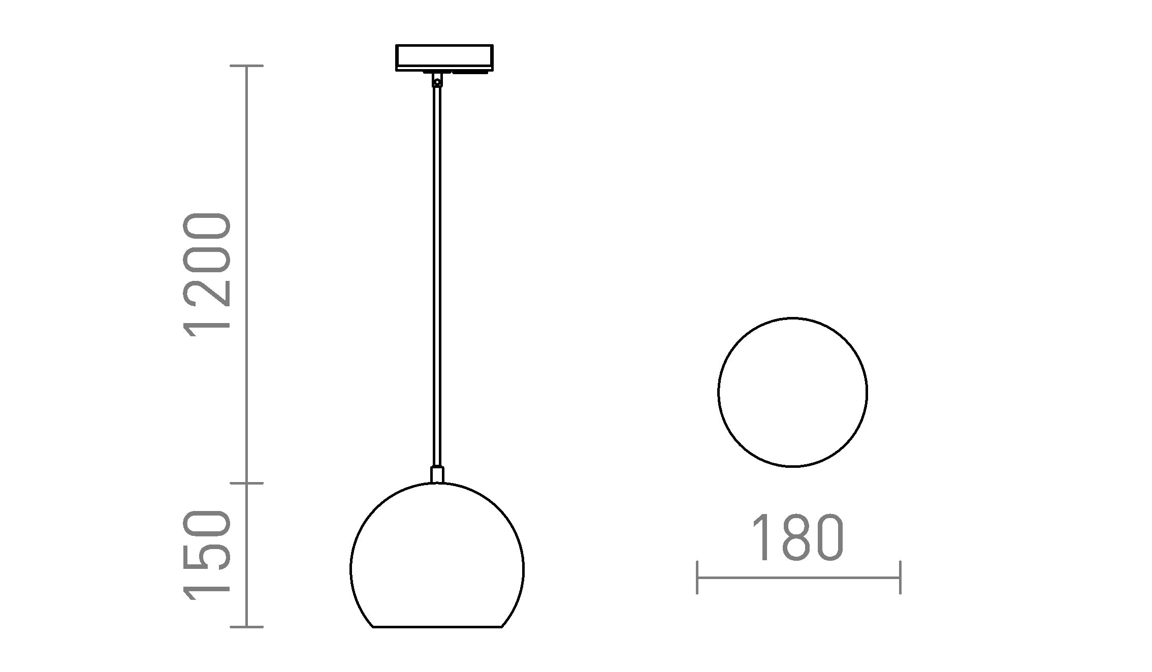 AGNETA 1-VAIHEKISKOLLE RIIPPUVALAISIN - Product sketch