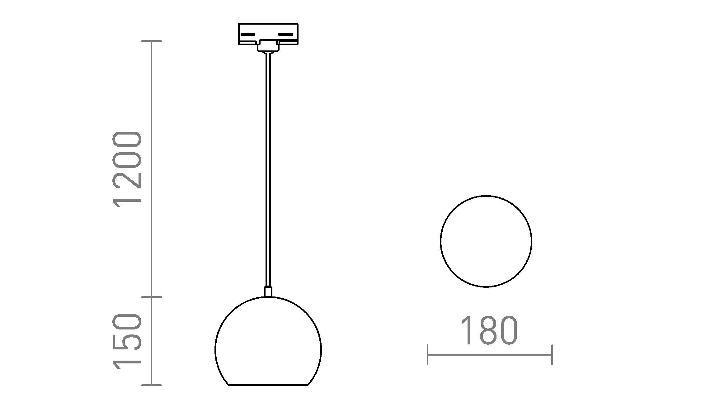AGNETA 3-VAIHEKISKOLLE RIIPPUVALAISIN - Product sketch
