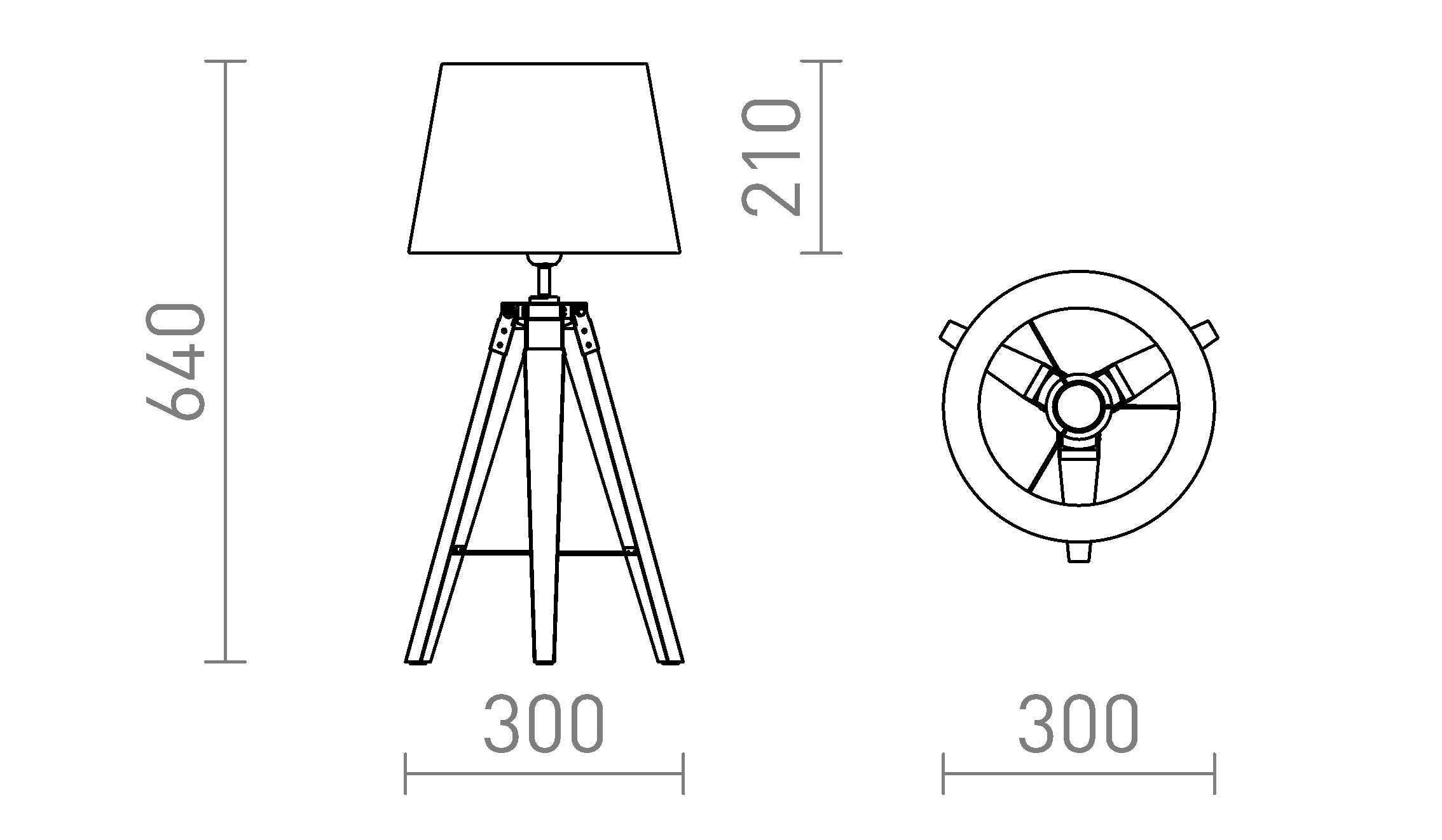 ALVIS/AMBITUS PÖYTÄ - Product sketch