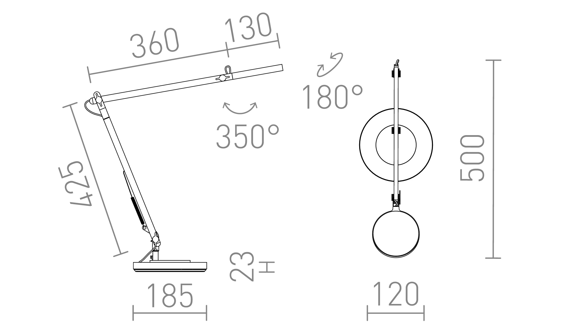 EMA PÖYTÄ - Product sketch