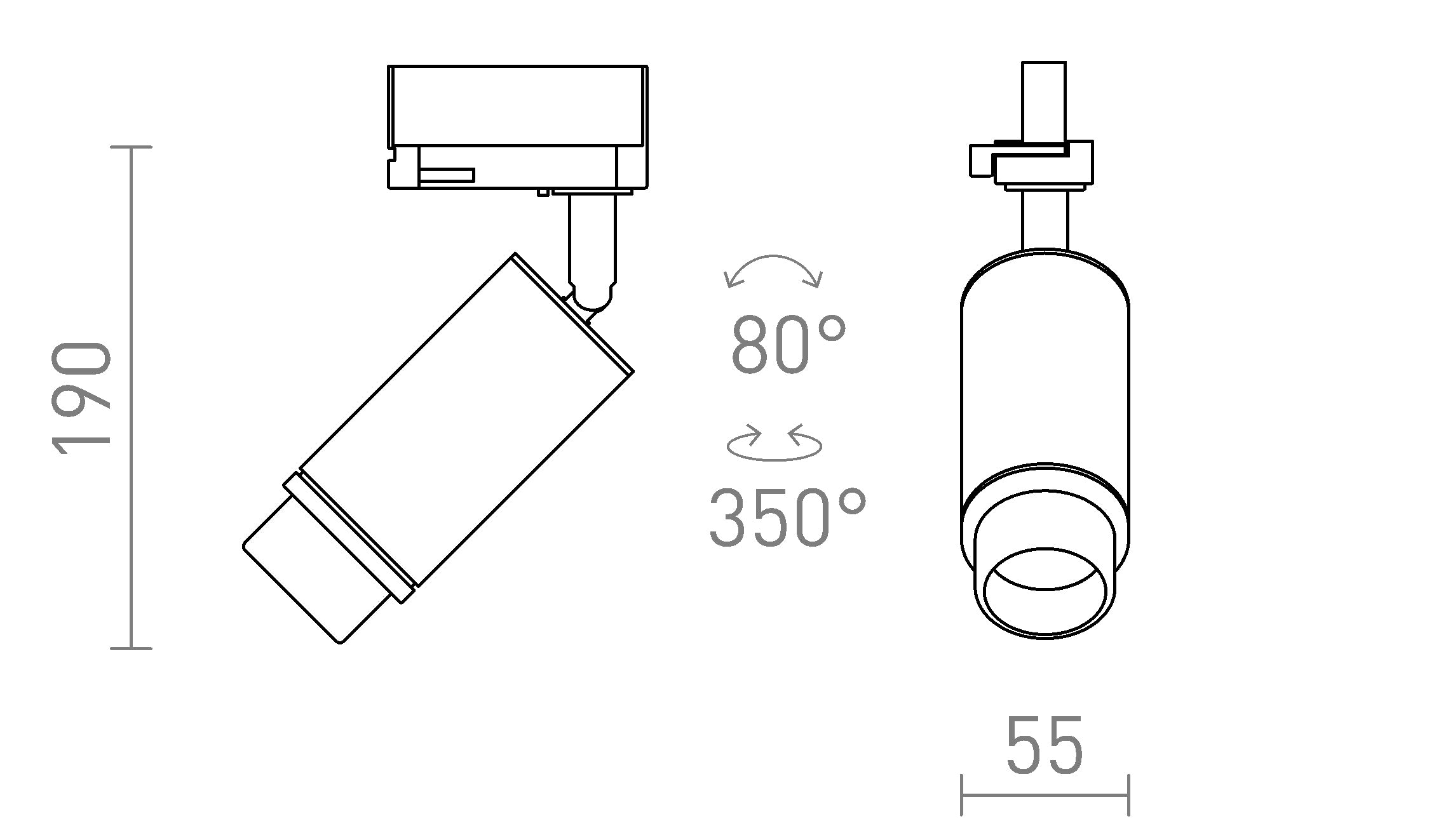 OPTIMUS 2 ZOOM 3-VAIHEKISKOLLE - Product sketch