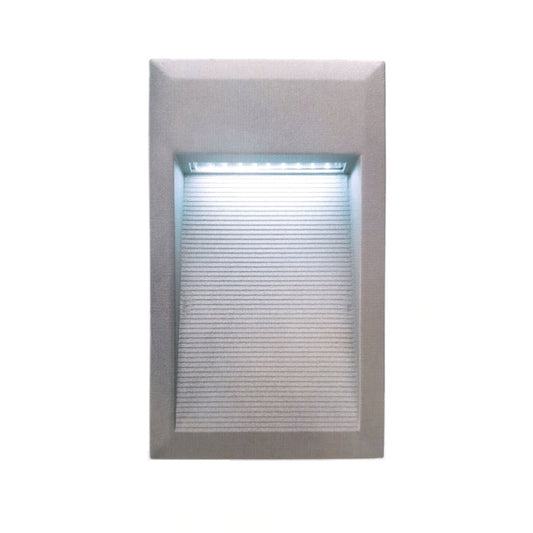 RENDL Outlet ALBERTO recessed silver grey 230V LED 1W IP54 5500k 45240 1