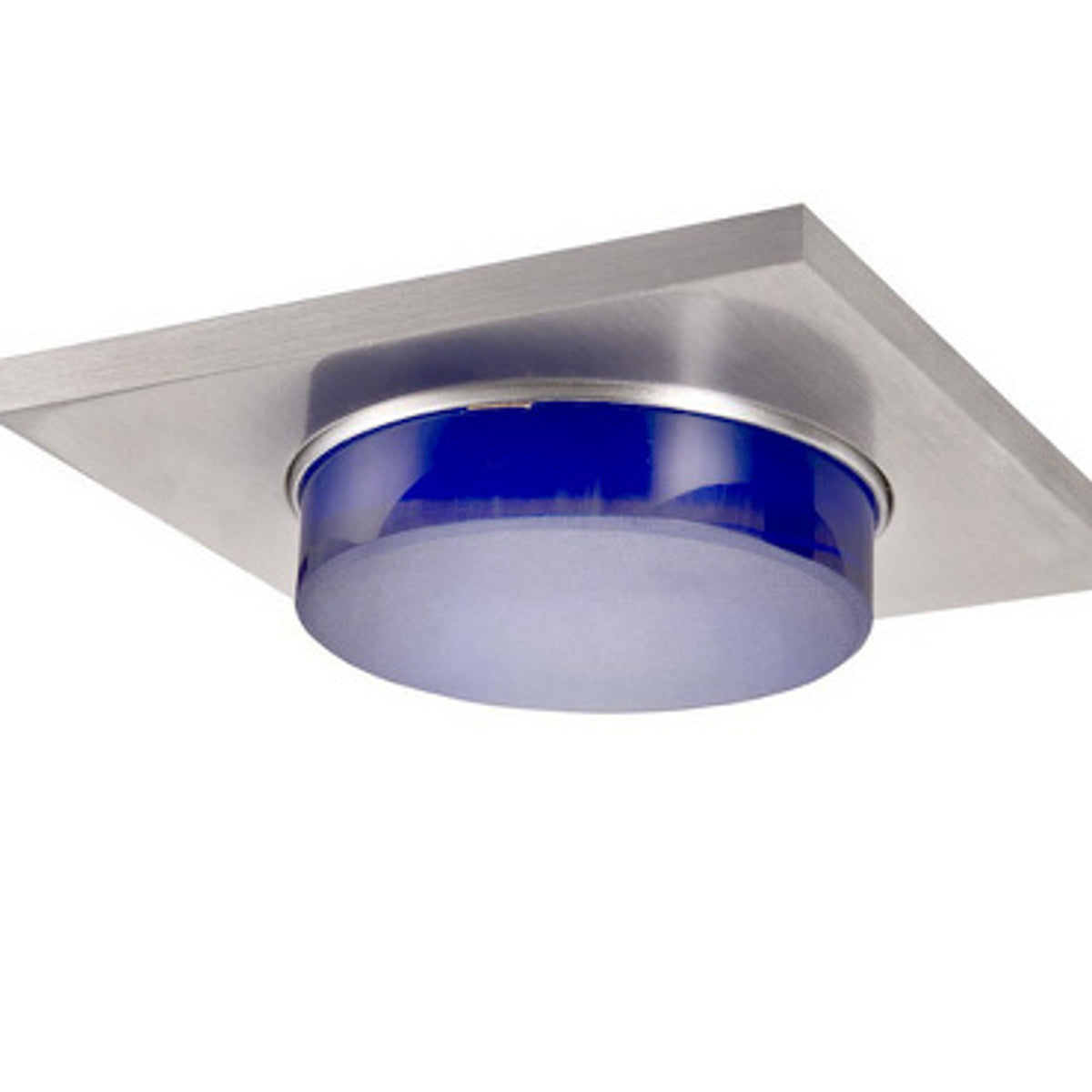 RENDL Outlet OREA SQ recessed blue brushed aluminum 12V GU5,3 50W IP54 46038 1