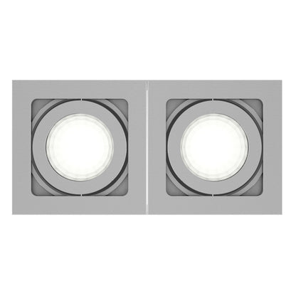 RENDL surface mounted lamp BERIT II ceiling aluminum 230V GU10 2x50W R10120 2