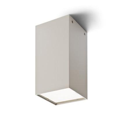 RENDL Outlet MEA ceiling angular  brushed aluminum 230V LED E27 15W R10213 1