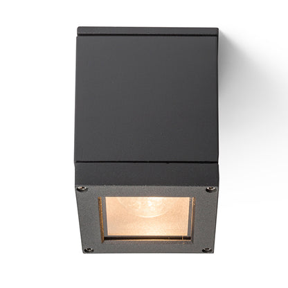 RENDL outdoor lamp QUADRA M ceiling anthracite grey  230V LED E27 8W IP54 R10385 2