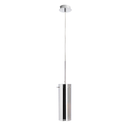 RENDL pendant lamp SANSSOUCI I pendant  chrome-tinted glass 230V LED E27 15W R10509 4