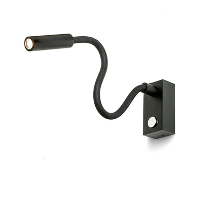 RENDL spotlight AIM on a goose neck black 230V LED 3W 45° 3000K R10541 1