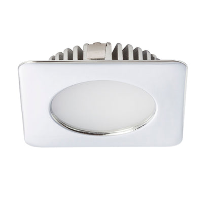 RENDL recessed light INEZ SQ   chrome 12V= LED 3W IP44  3000K R10587 3