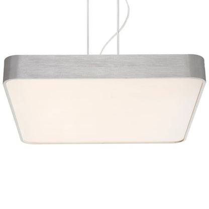 RENDL pendant lamp MENSA SQ 48 pendant  brushed aluminum 230V LED 56W  3000K R11292 2