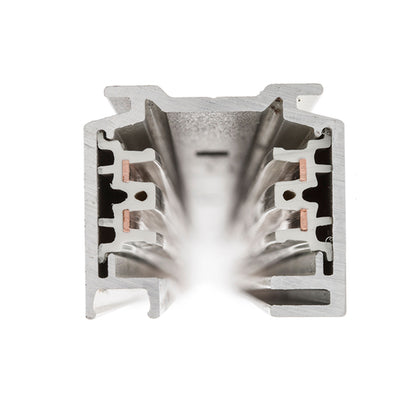 RENDL 3-circuit track system EUTRAC 3m 3-circuit track white 230V  R11303 3