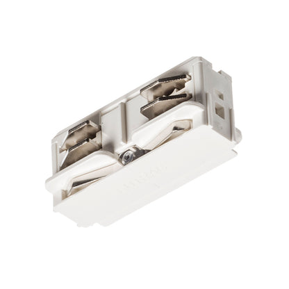 RENDL 3-circuit track system EUTRAC straight joint, electrical white 230V  R11317 1