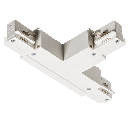 RENDL 3-circuit track system EUTRAC T connector, polarity right white 230V  R11332 1