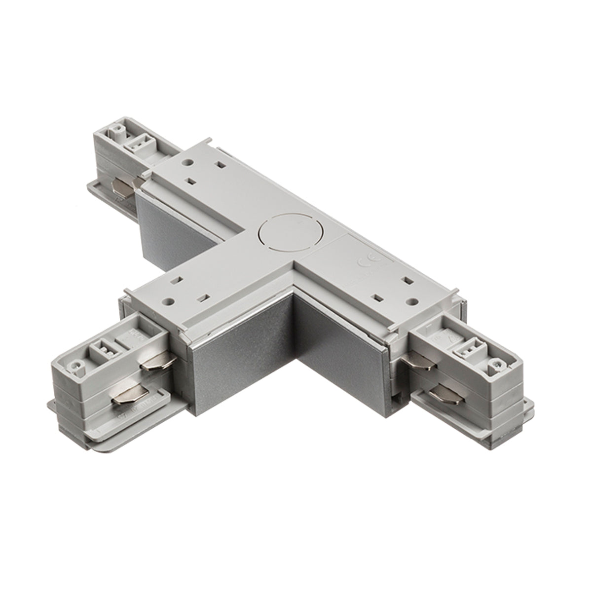 RENDL 3-circuit track system EUTRAC T connector, polarity right silver grey 230V  R11334 3