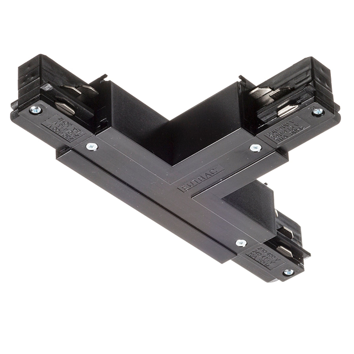 RENDL 3-circuit track system EUTRAC T connector, polarity left black 230V  R11336 4