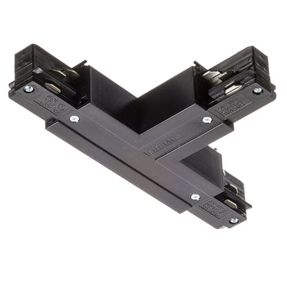 RENDL 3-circuit track system EUTRAC T connector, polarity left black 230V  R11336 4