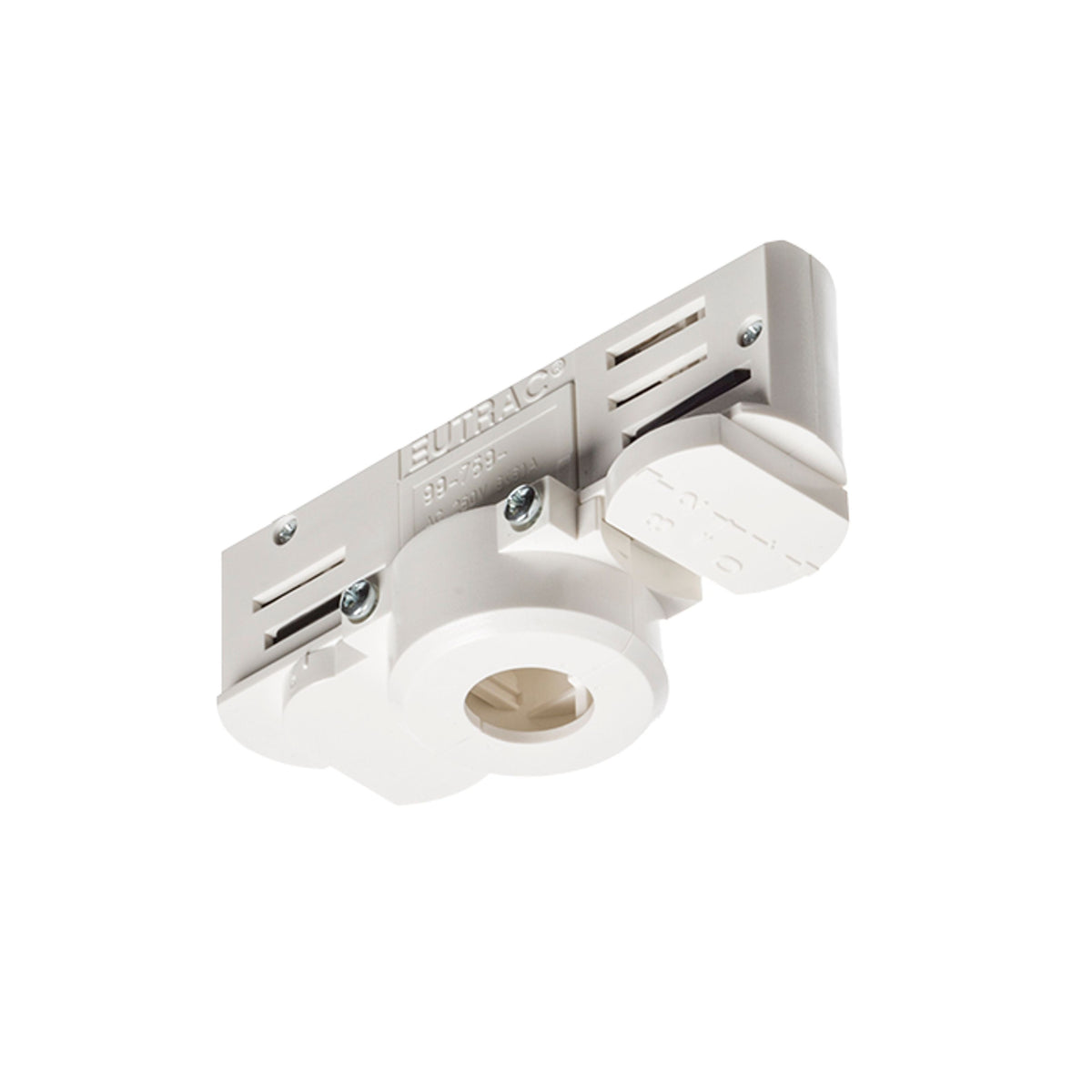 RENDL 3-circuit track system EUTRAC pendant adapter for 3-circuit tracks white 230V  R11360 1