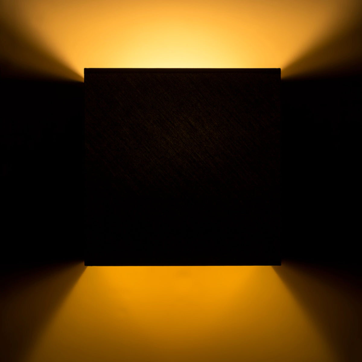 RENDL wall lamp LOPE W 25/14 wall  Polycotton black/golden foil 230V LED E27 15W R11365 2