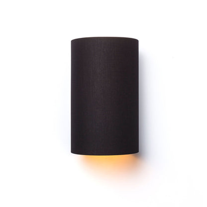 RENDL wall lamp RON W 15/25 wall  Polycotton black/golden foil 230V LED E27 15W R11464 1