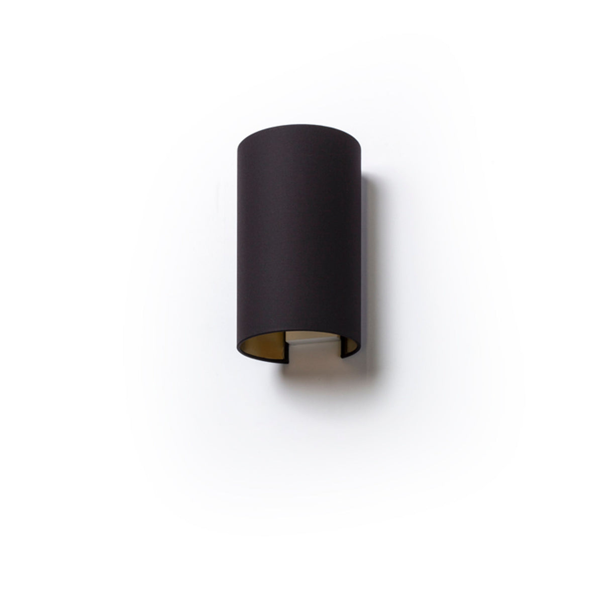 RENDL wall lamp RON W 15/25 wall  Polycotton black/golden foil 230V LED E27 15W R11464 2