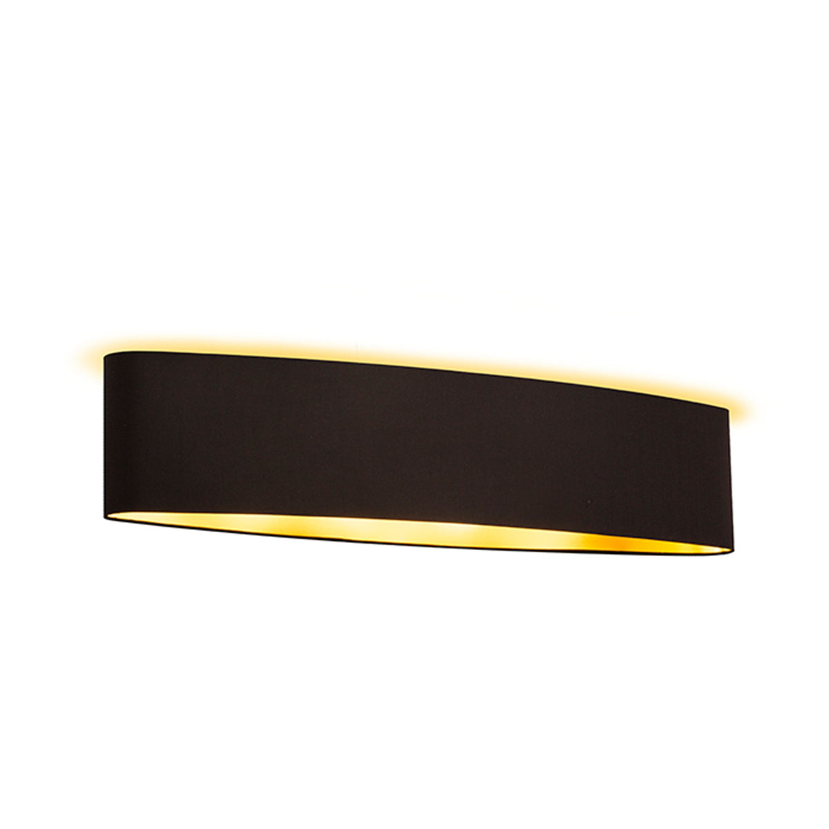 RENDL shades, shade bases, pendent sets CASUAL 120/25 shade Polycotton black/golden foil max. 23W R11471 1