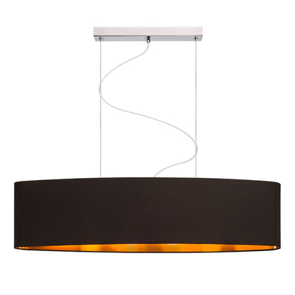 RENDL shades, shade bases, pendent sets CASUAL 90/22 shade Polycotton black/copper foil max. 23W R11485 5