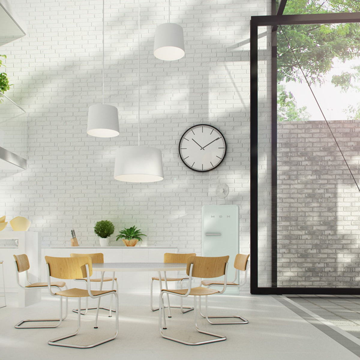RENDL shades, shade bases, pendent sets ASPRO 40/30 shade Polycotton white/white PVC max. 23W R11495 8